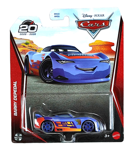 Samochód Disney Pixar Cars - Barry Depedal