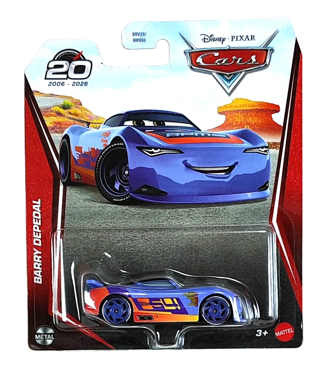Samochód Disney Pixar Cars - Barry Depedal