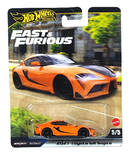 5/5 Hot Wheels Premium Fast & Furious - 2021 Toyota GR Supra