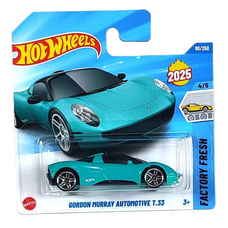 90/250 Hot Wheels Factory Fresh - Gordon Murray Automotive T.33