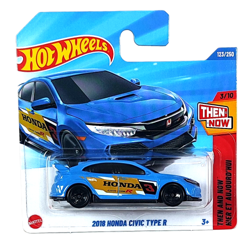 123/250 Hot Wheels Then and Now - 2018 Honda Civic Type R