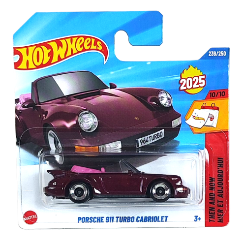 239/250 Hot Wheels Then and Now - Porsche 911 Turbo Cabriolet