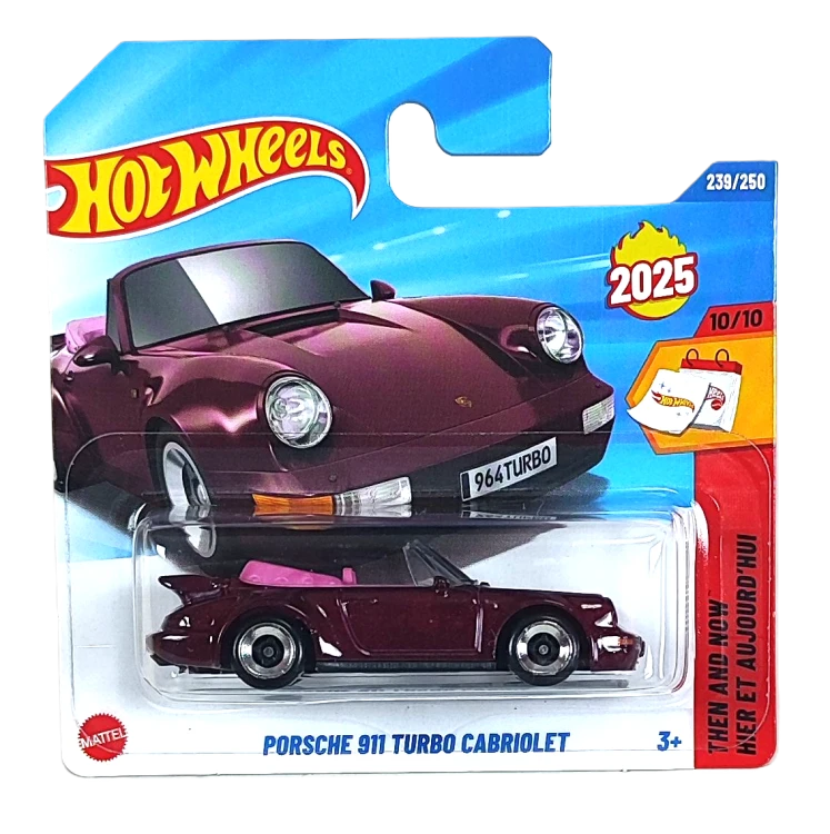 239/250 Hot Wheels Then and Now - Porsche 911 Turbo Cabriolet