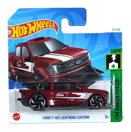 37/250 Hot Wheels Green Speed - Ford F-150 Lightning Custom