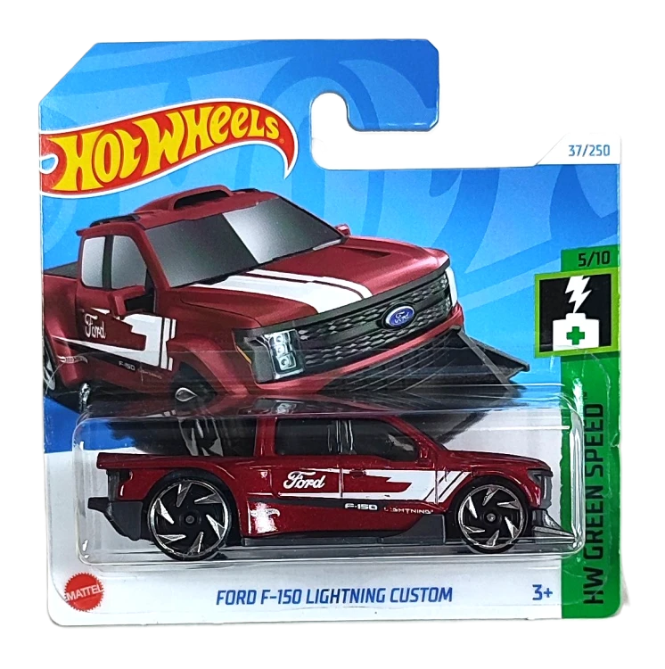 37/250 Hot Wheels Green Speed - Ford F-150 Lightning Custom