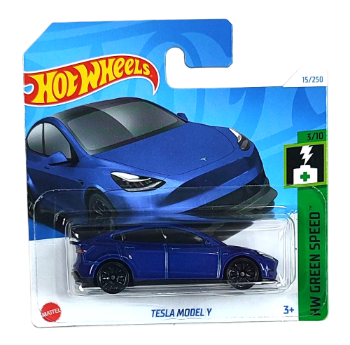 15/250 Hot Wheels Green Speed -Tesla Model Y