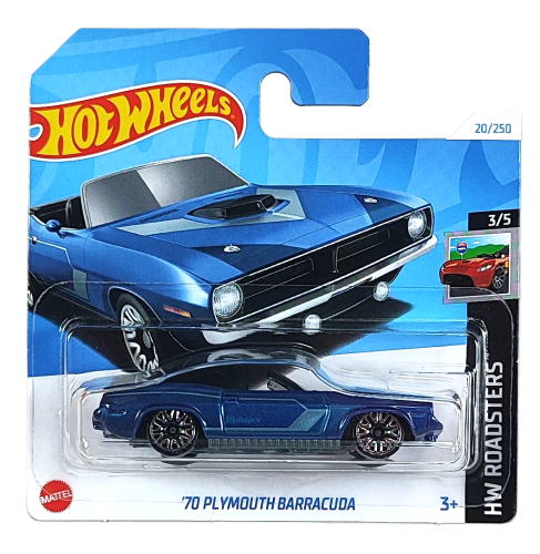 20/250 Hot Wheels Roadsters - '70 Playmouth Barracuda