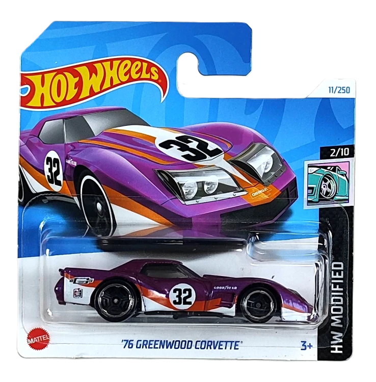 11/250 Hot Wheels Modified - '76 Greenwood Corvette