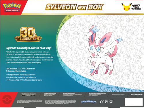 Pokémon TCG: 30th Celebration - Ex Box - Sylveon ex
