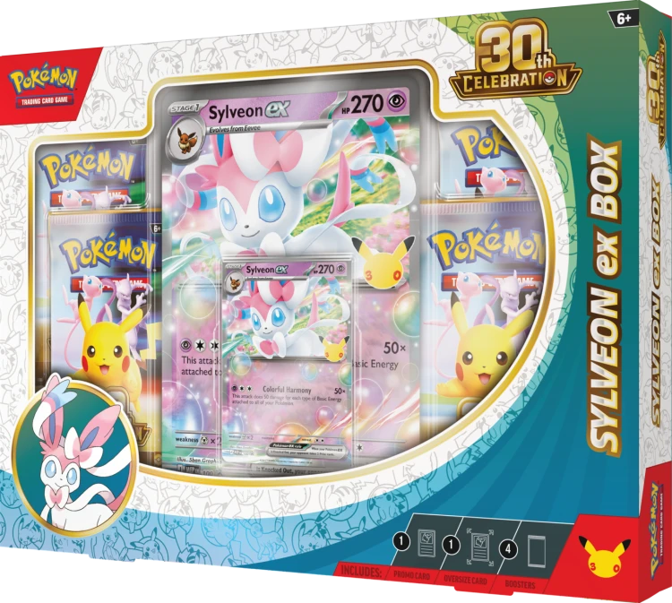 Pokémon TCG: 30th Celebration - Ex Box - Sylveon ex