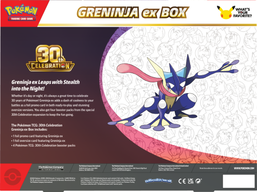 Pokémon TCG: 30th Celebration - Ex Box - Greninja ex