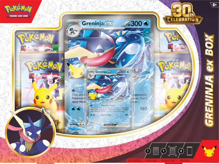 Pokémon TCG: 30th Celebration - Ex Box - Greninja ex