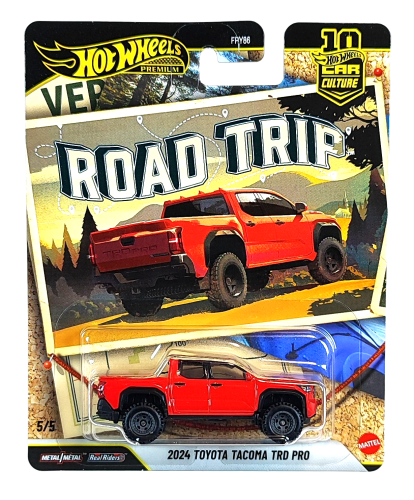 5/5 Hot Wheels Premium Road Trip - 2024 Toyota Tacoma TRD PRO