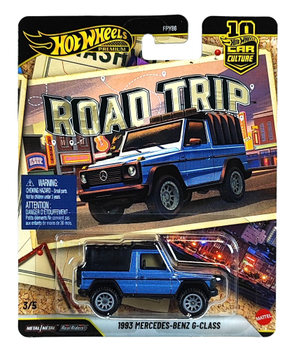 3/5 Hot Wheels Premium Road Trip - 1993 Mercedes-Benz G-Class