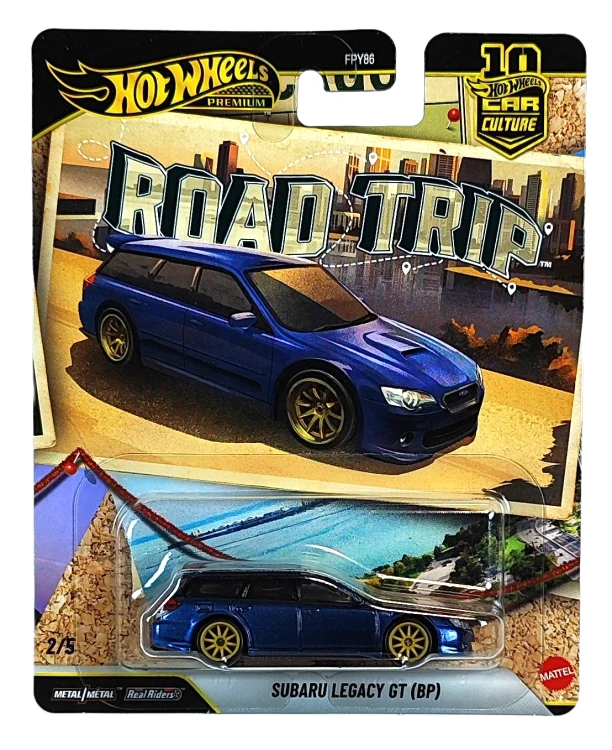 2/5 Hot Wheels Premium Road Trip - Subaru Legacy GT (BP)
