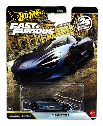 5/5 Hot Wheels Premium Fast & Furious - McLaren 720S