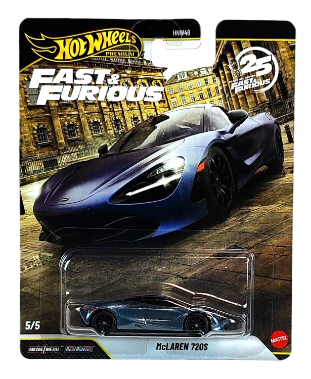 5/5 Hot Wheels Premium Fast & Furious - McLaren 720S