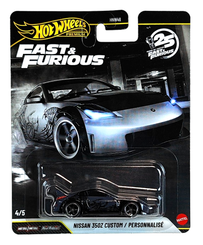4/5 Hot Wheels Premium Fast & Furious - Nissan 350Z Custom