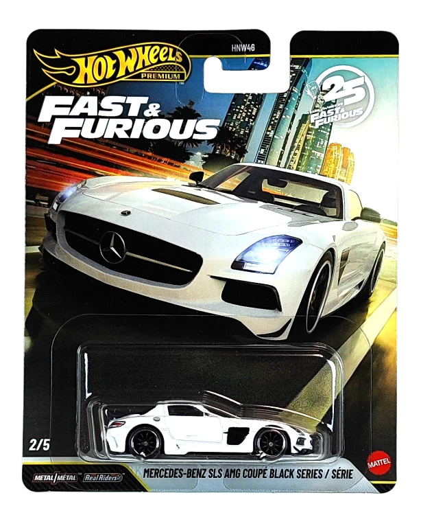 2/5 Hot Wheels Premium Fast & Furious - Mercedes-Benz SLS AMG Coupe Black Series