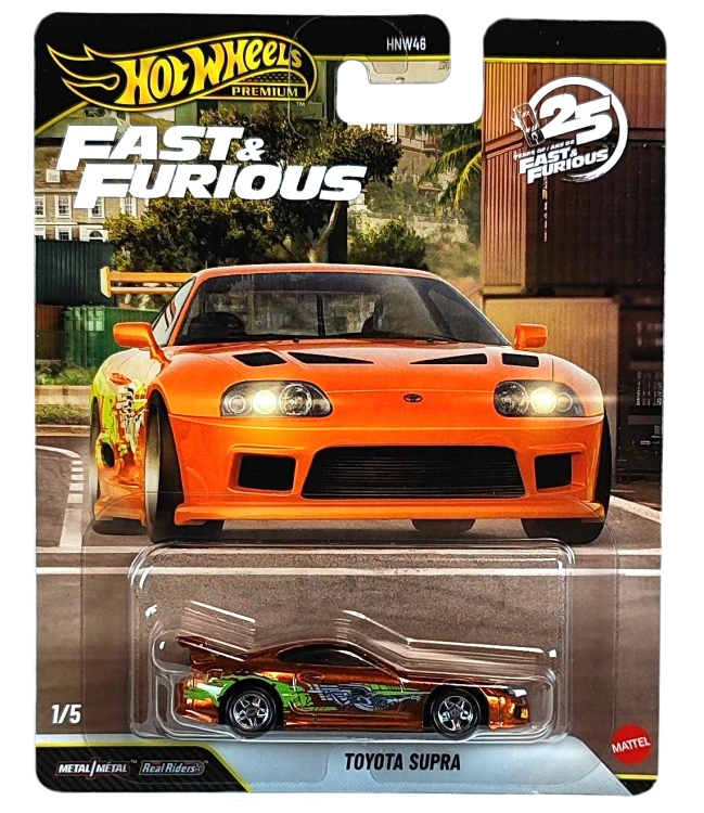 1/5 Hot Wheels Premium Fast & Furious - Toyota Supra