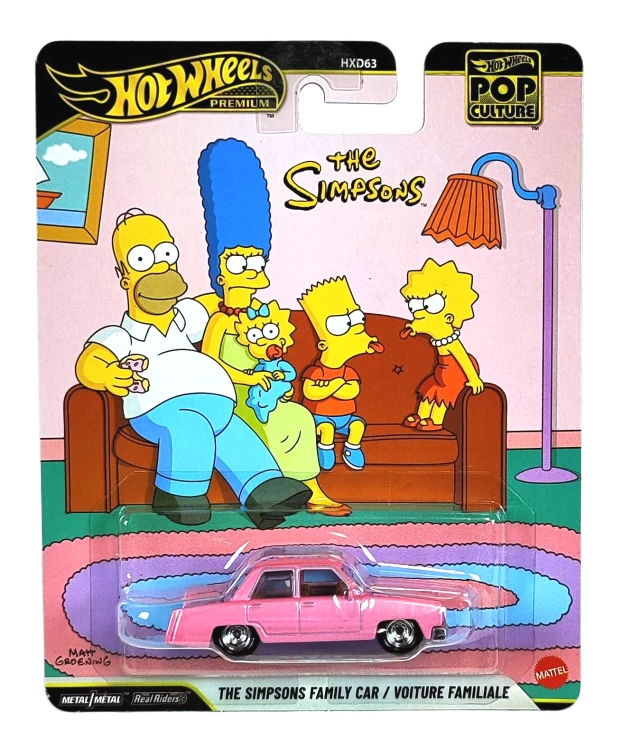 Hot Wheels Premium Car Culture - The Simpsons Family Car