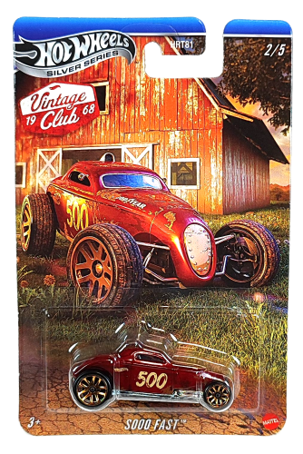 2/5 Hot Wheels Silver Series Vintage Club -Sooo Fast