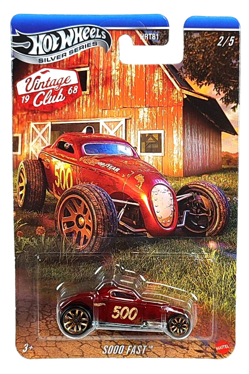 2/5 Hot Wheels Silver Series Vintage Club -Sooo Fast