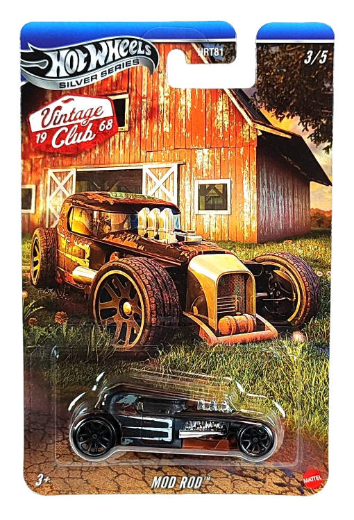 3/5 Hot Wheels Silver Series Vintage Club - Mod Rod