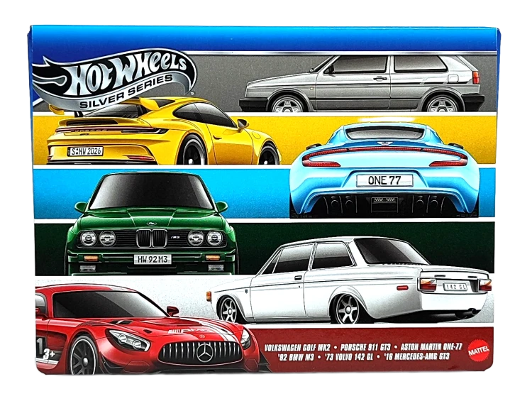 Hot Wheels Silver Series Euro Style 6-pak