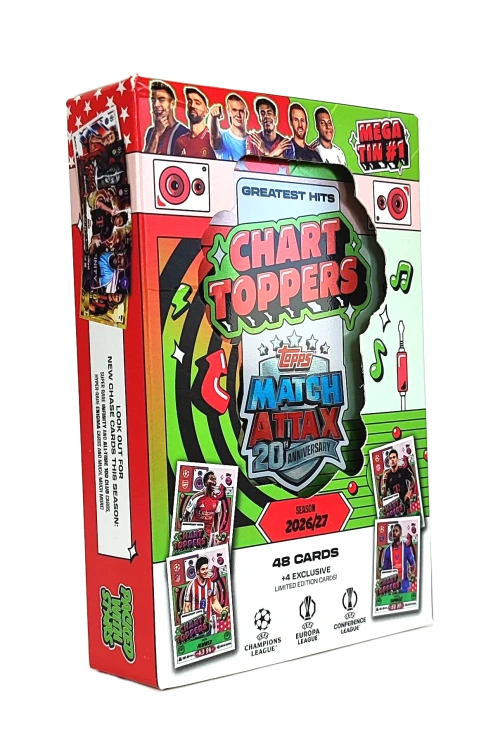 Topps Match Attax 20th Anniversary 2026/27 Mega puszka