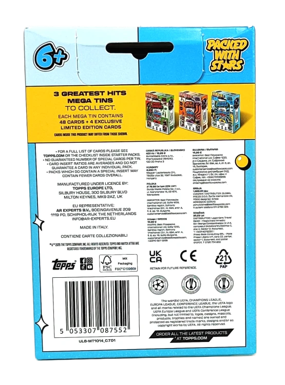 Topps Match Attax 20th Anniversary 2026/27 Mega puszka