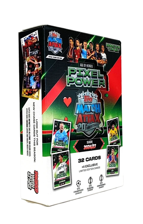 Topps Match Attax 20th Anniversary 2026/27 Minipuszka