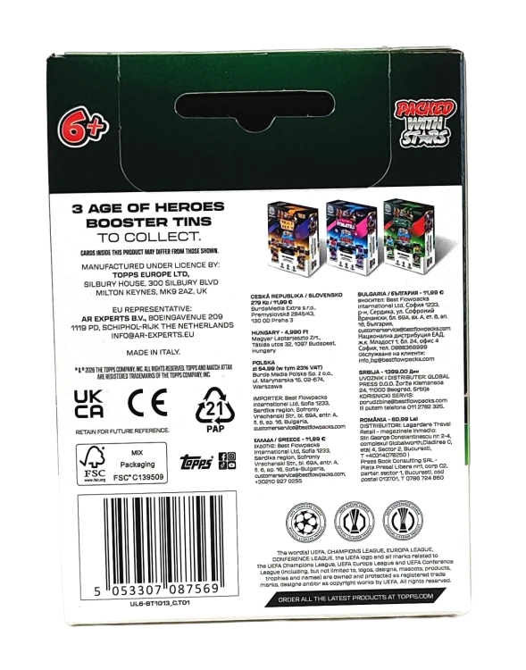 Topps Match Attax 20th Anniversary 2026/27 Minipuszka