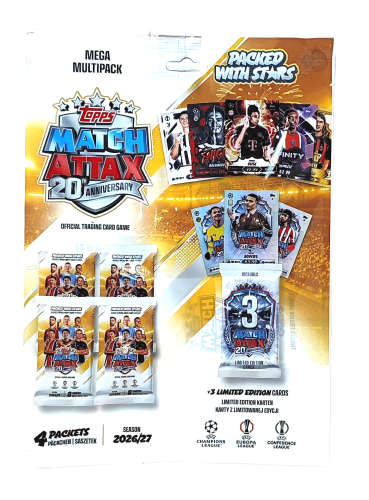 Topps Match Attax 20th Anniversary 2026/27 Mega Multipack