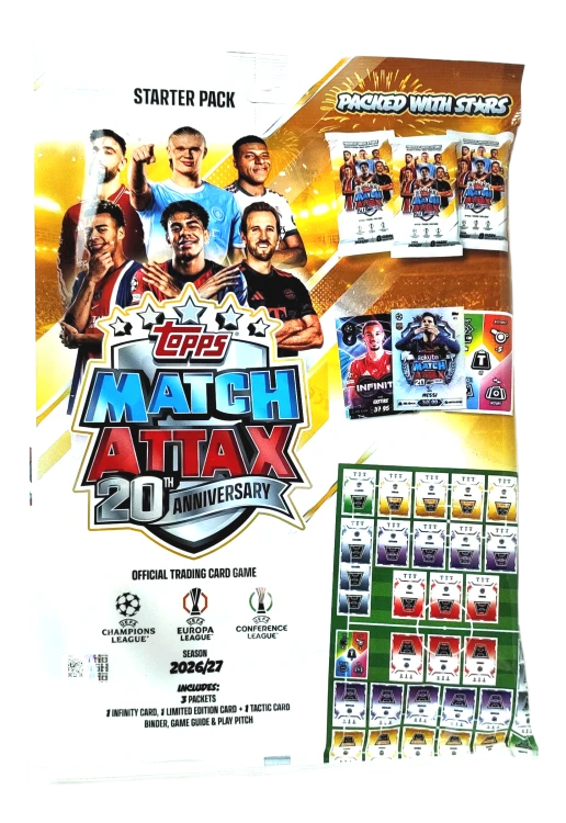 Topps Match Attax 20th Anniversary 2026/27 Starter Pack