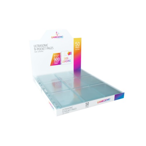 Gamegenic: Ultrasonic 9-Pocket Pages Sideloading (wkłady do segregatora) - (50 szt)