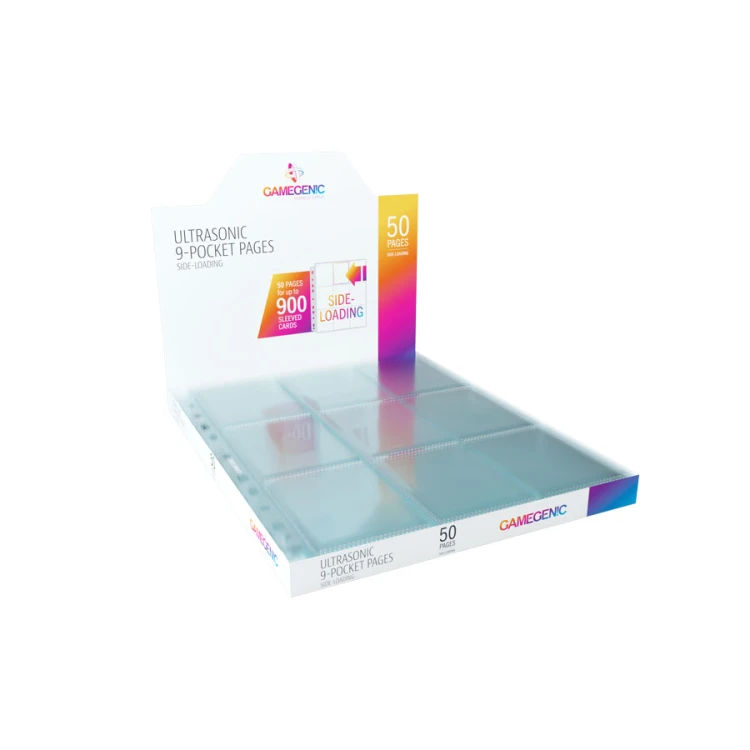 Gamegenic: Ultrasonic 9-Pocket Pages Sideloading (wkłady do segregatora) - (50 szt)