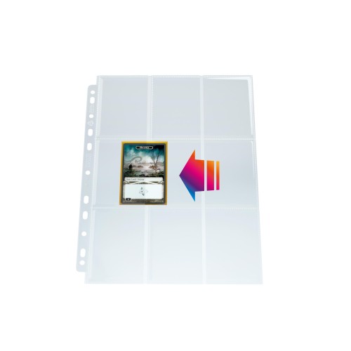 Gamegenic: Ultrasonic 9-Pocket Pages Sideloading (wkłady do segregatora) - (50 szt)