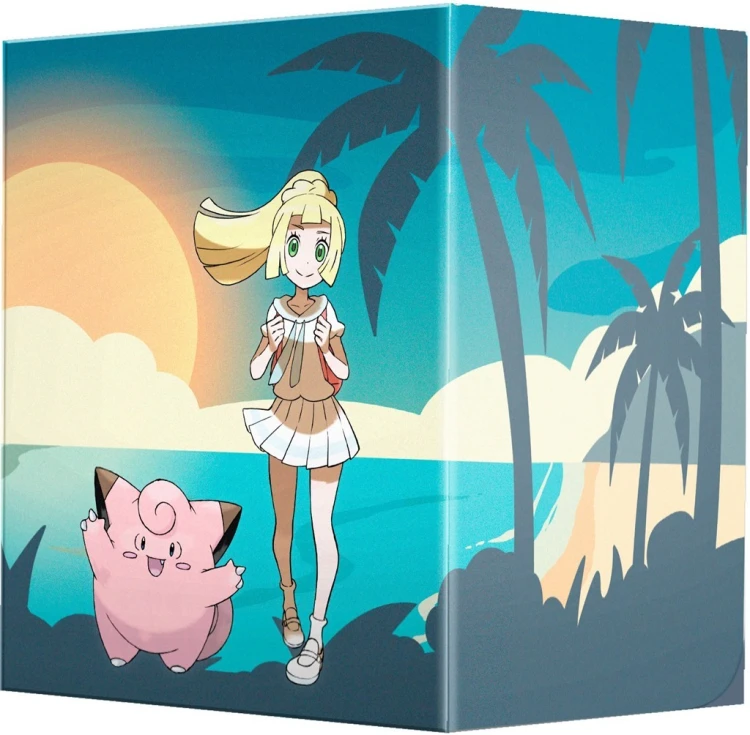 Pudełko na karty: Ultra Pro: Pokémon - 100+ Deck Box - Lillie and Clefairy