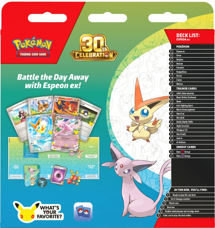 Pokémon TCG: 30th Celebration - Battle Deck - Espeon ex