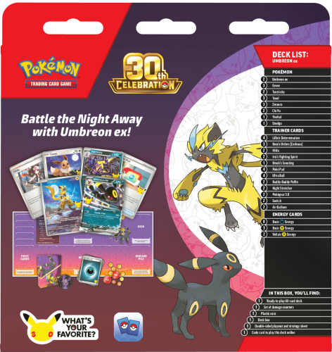 Pokémon TCG: 30th Celebration - Battle Deck - Umbreon ex