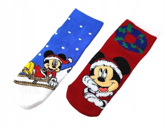 2-pak Świąteczne skarpetki Disney Myszka Mickey rozm. 23-26