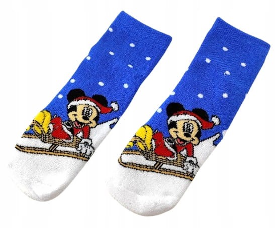 2-pak Świąteczne skarpetki Disney Myszka Mickey rozm. 27-30