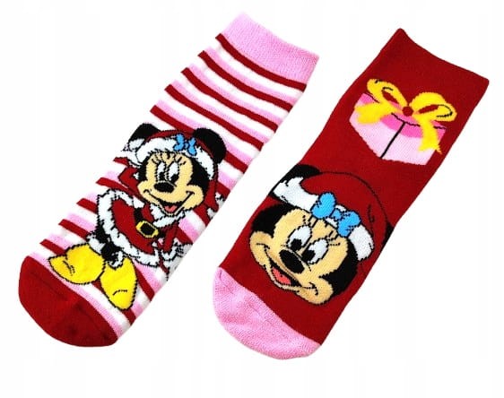 2-pak Świąteczne skarpetki Disney Myszka Minnie. rozm. 31-34