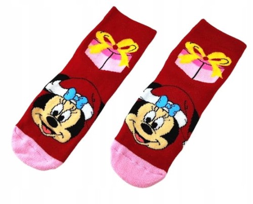 2-pak Świąteczne skarpetki Disney Myszka Minnie. rozm. 31-34
