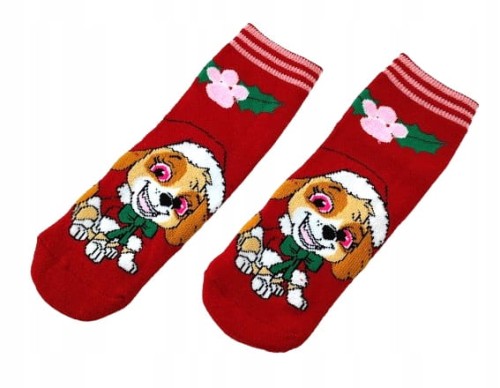 2-pak Świąteczne skarpetki Psi Patrol Skye rozm. 31-34