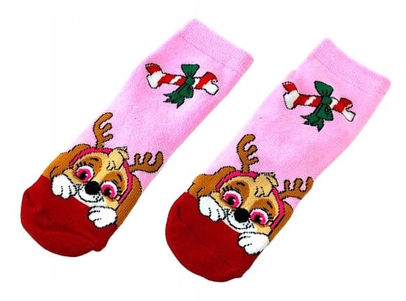 2-pak Świąteczne skarpetki Psi Patrol Skye rozm. 31-34