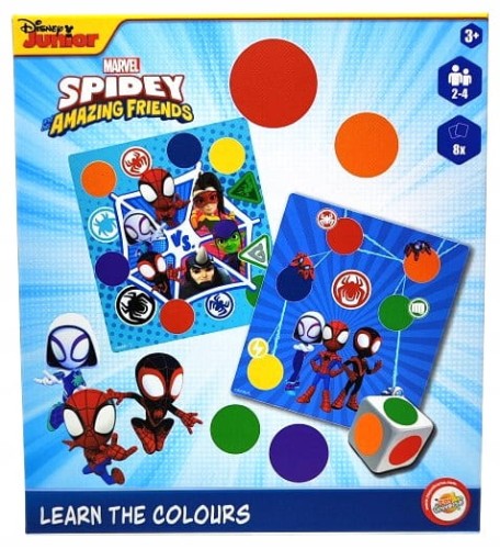 Gra nauka kolorów Marvel Spidey Amazing Friends.