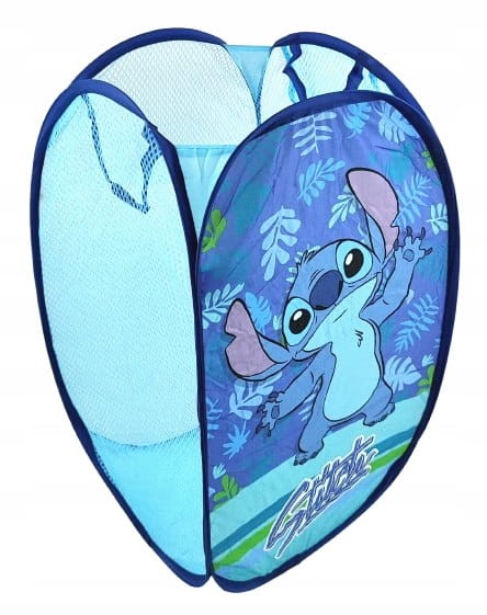 Składany kosz do przechowywania zabawek Disney Stitch - 36 x 36 x 58 cm