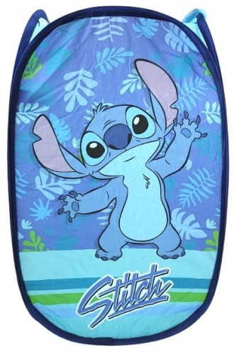 Składany kosz do przechowywania zabawek Disney Stitch - 36 x 36 x 58 cm